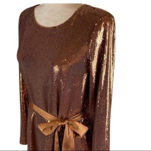 New Ramy Brook Helen  Sequin Cocktail Dress - Picture 11 of 16